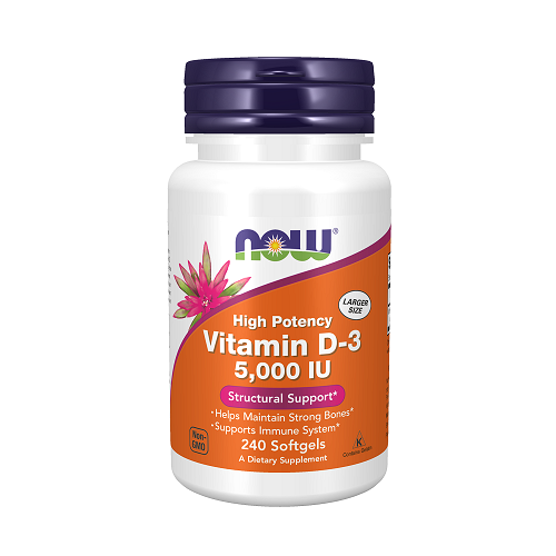NOW Vitamin D-3 5000 IU 240...